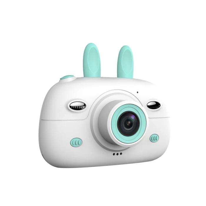 Новая дизайнерская Улучшенная детская камера 1080P HD SLR с двумя объективами, мини мультяшная камера с 2,4 дюймовым ips экраном для детей DU55