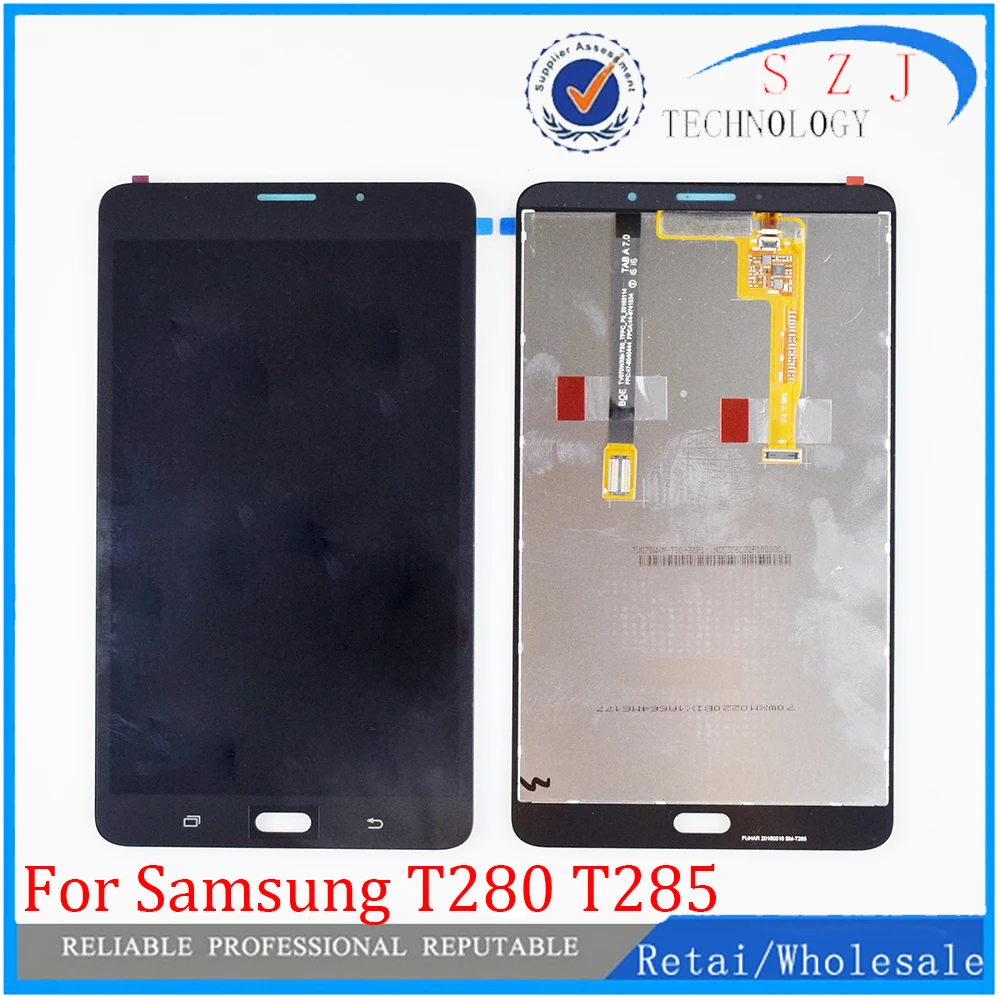 

New 7'' for Samsung Galaxy Tab A 7.0 2016 SM-T280 SM-T285 T280 T285 LCD Display Touch Screen Digitizer Assembly Tablet PC Parts