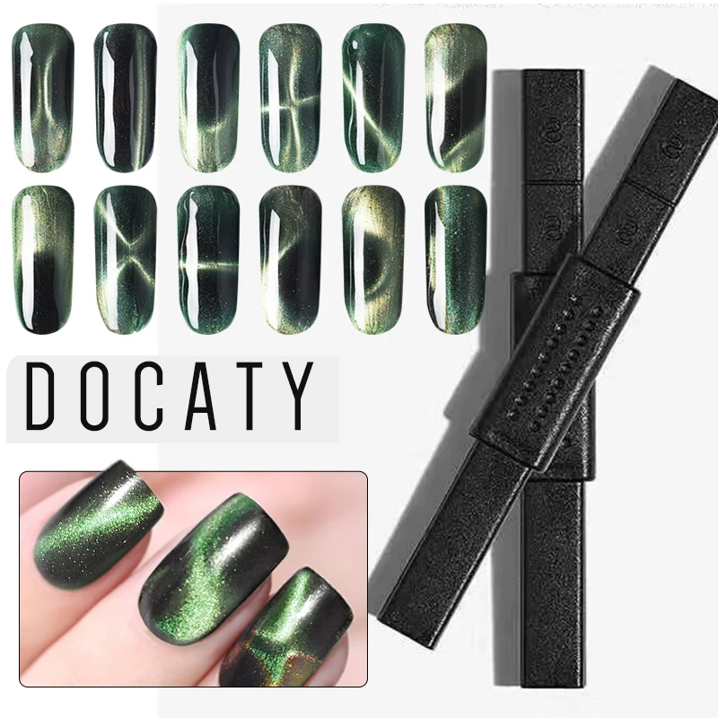 Docaty Магнитный 5D кошачий гель для глаз лак ногтей волшебные ручки палочки