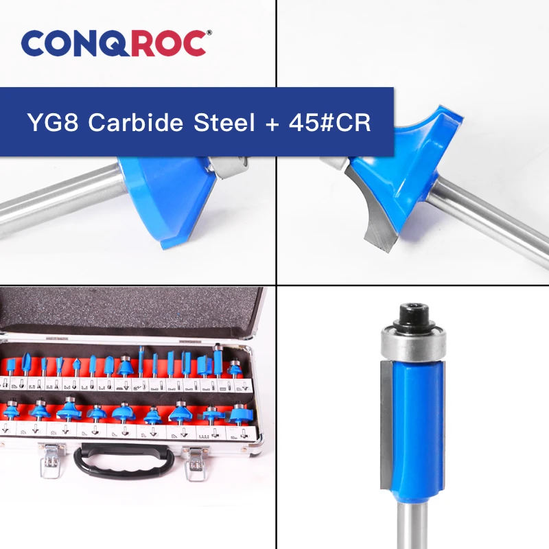 Набор фрез с прямым хвостовиком комплект из 24 твердосплавных наконечников для