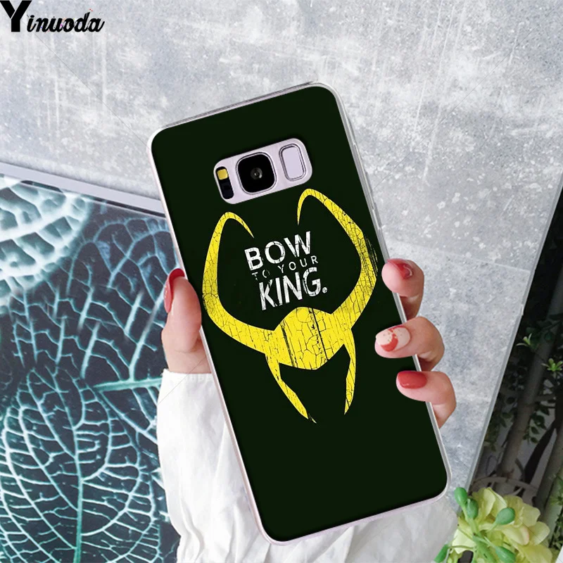 Yinuoda герой Marvel Локи пользовательские фото мягкий чехол для телефона для samsung S9 S9 плюс S10 S6 S6edge S10plus S7 S7edge S8 S8plus