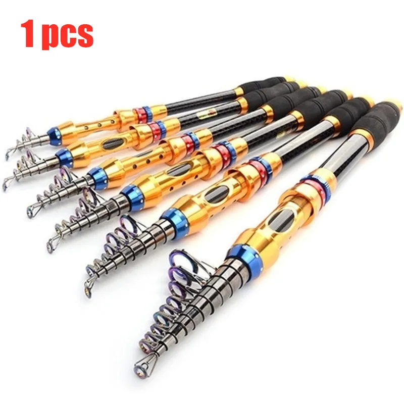 

Fly Superhard Carbon Fiber Telescopic Fishing Rod Sea Fishing Pole Stick Casting Rods
