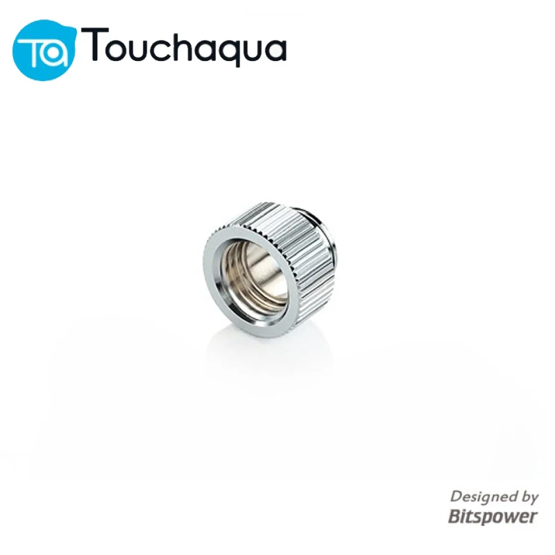 Bitspower Touchaqua G1/" 10 мм штекерные к женским удлинительным фитингам, комплект охлаждения для сборки удлинителя черного, серебристого BPTA-F95 - Цвет: Silver