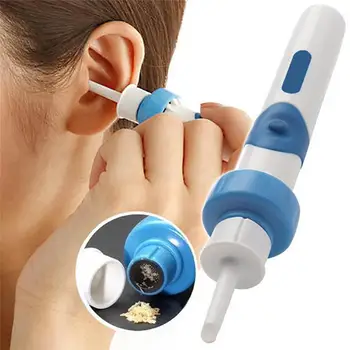 

The New Electric Cordless Safe Vibration Painless Vacuum Ear Wax Pick Cleaner Remover Spiral Ear-Cleaning Device Dig Wax Earpick