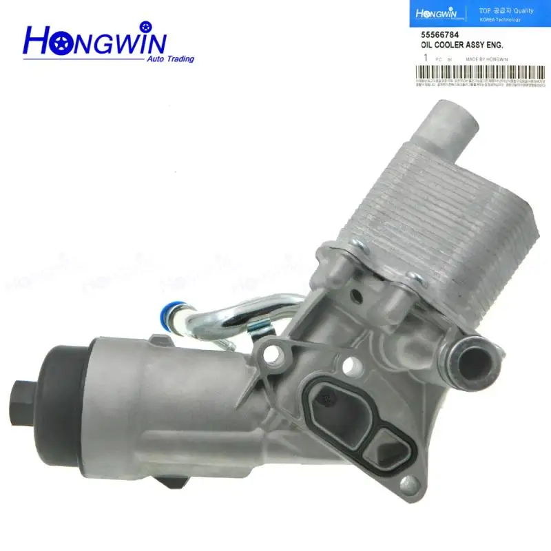 

55566784 Engine Oil Cooler Oil Filter Assembly Aluminium For Chevrolet Cruze Sonic Trax Buick Encore 1.4L 650039 88179-91400