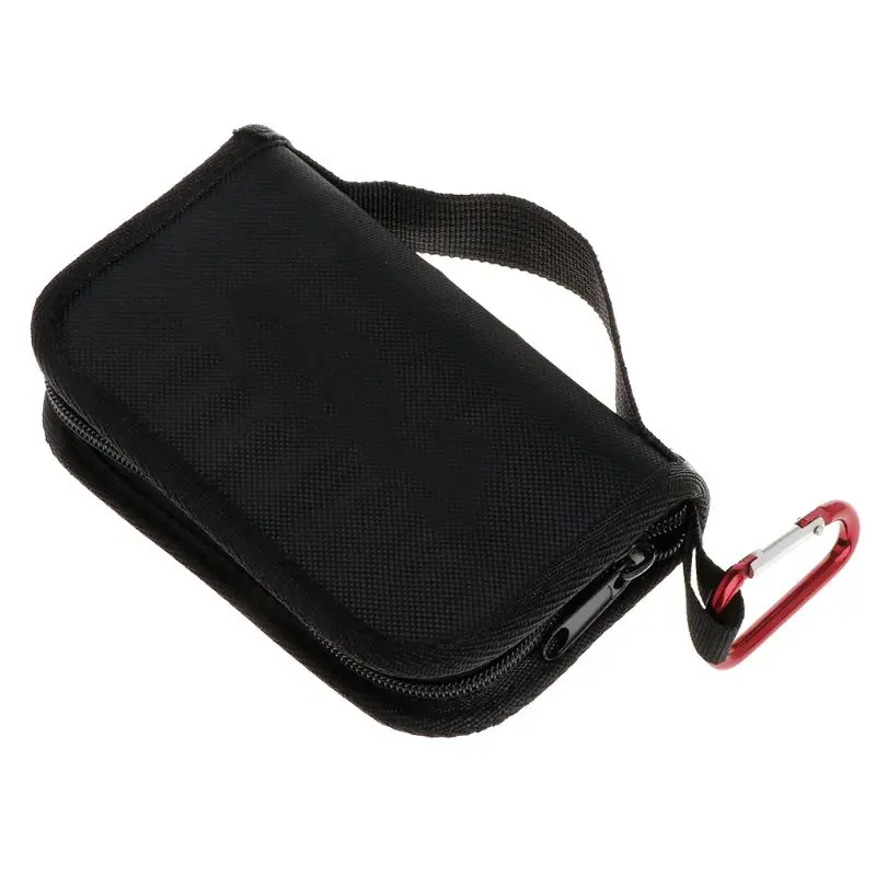 

Fishing Sequin Storage Bag Oxford Fabric Waterproof Zipper Portable Compartments Foam Lure Bait Spinner Spoon Organize Case