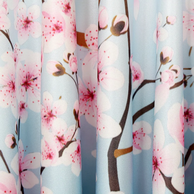 New Products Europe And America Skirt Digital Printing Pleated Skirt Seam Skirt Short Skirt BZQ1014
