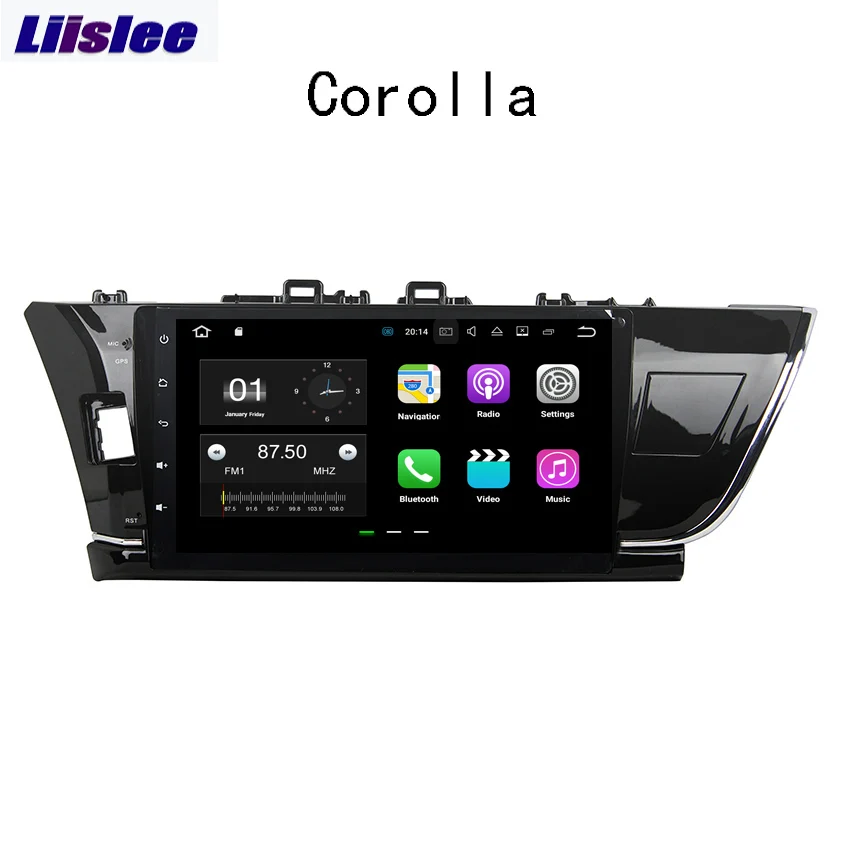 Liislee Android для Toyota Corolla 2014 ~ 2015 Автомобильный навигатор GPS Аудио Видео Стерео