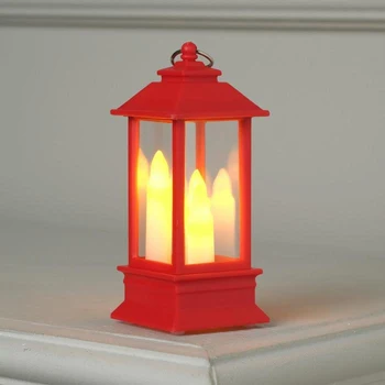 

LED figure "Red lantern with three candles", 13x5.5x5.5 cm, from baht. 3хLR44, / WHITE4843962
