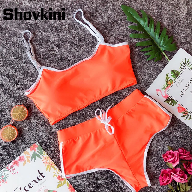 

Womens Sports Two Pieces Swimwear Girls Fitness Swimsuit Bikinis Set Swiming Suit for Women Summer Tankini Monokini