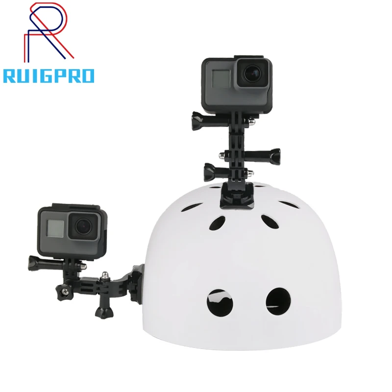 Комплект боковых креплений Ruigpro для шлема кронштейн J Hook GoPro 9 8 7 6 5 Black Xiaomi Yi 4K Sjcam