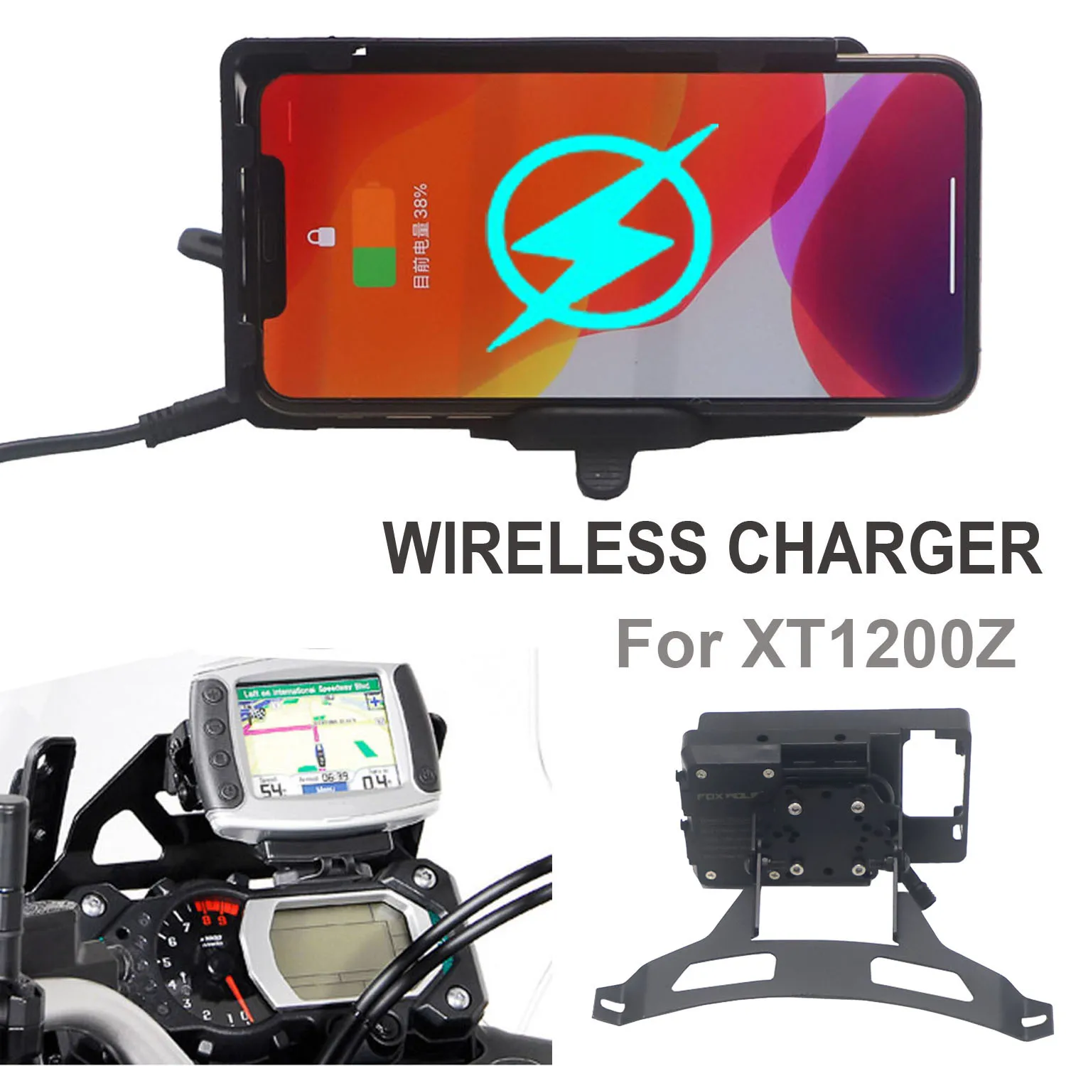 

Mobile phone stand for YAMAHA XT1200Z XT 1200 Z Super Tenere Motorcycle USB Charging Mobile Phone Navigation Bracket