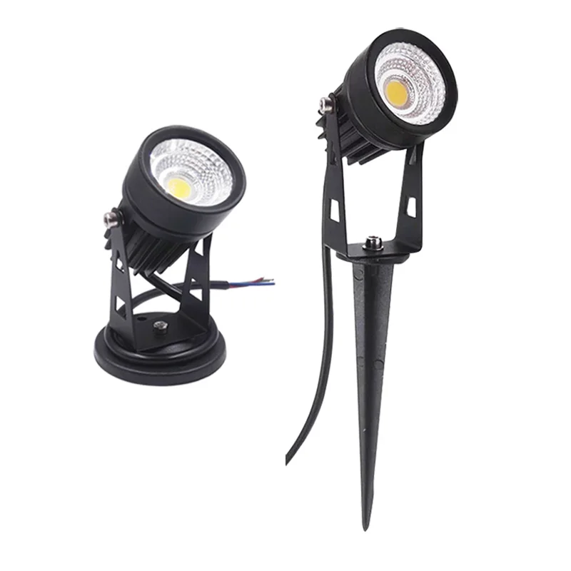 

5W Mini RGB Led Lawn Garden Light 12V 85-265V Outdoor IP65 Waterproof Landscape Spot Light Lamps White Red Blue Green Spike lamp