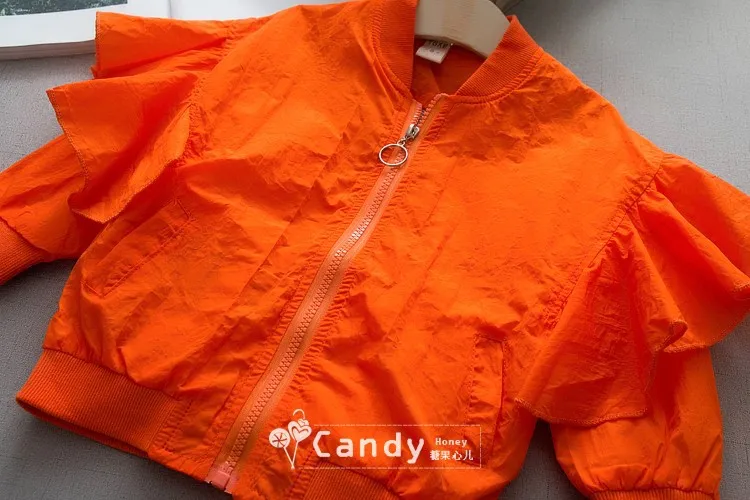 Summer Autumn High-End Coat Sun Protection Clothing Airable Shirt Fashion Western Style Lace-up Women's Small Kids New Prod