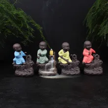 Decoracion Hogar персональный кунг-фу малыш обратно курильница оптом горный поток керамическая курильница горячий