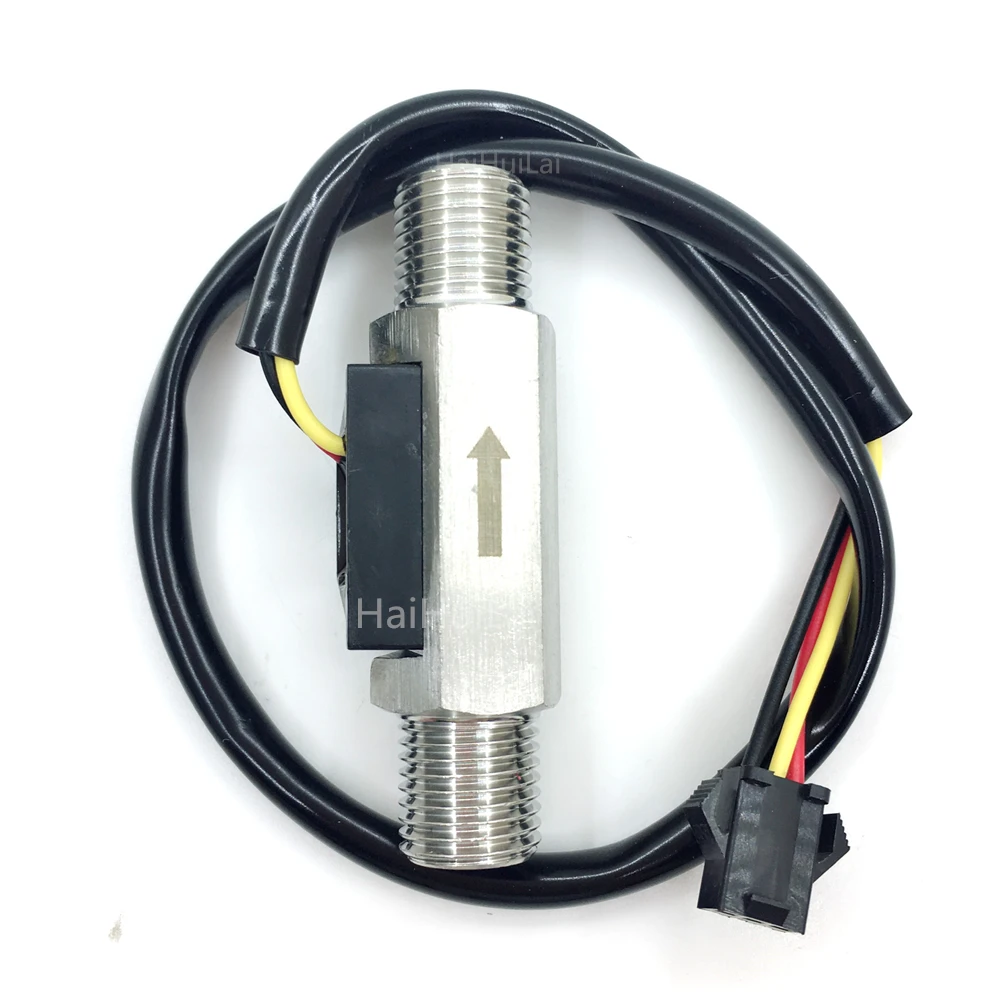 G1/4" BSP Hall Effect Flow Sensor Water 0.35-3.0L/min Turbine Flowmeter water flow sensor