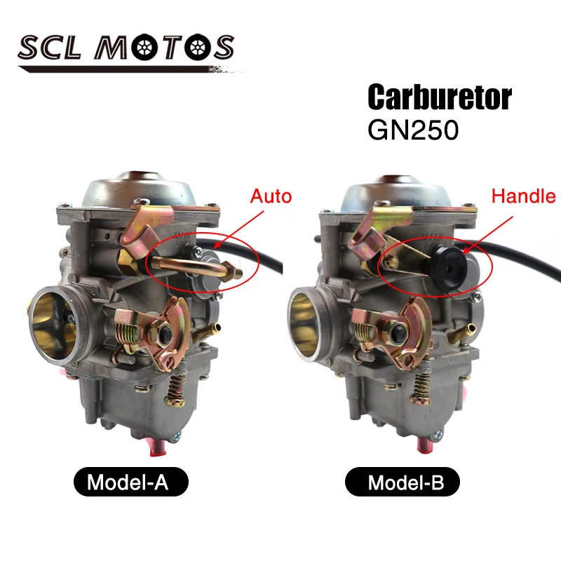 Карбюратор SCL для мотоцикла GN250 автомобильный/ручной дроссель PD34 34 мм Suzuki 250QY