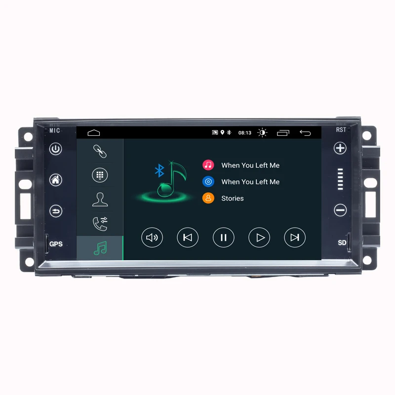 Android 9 Автомобильный мультимедийный dvd-плеер радио для Chrysler 300C jeep Compass/Dodge/Grand Cherokee gps навигация Стерео FM obd2 DSP