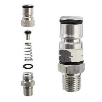 

Homebrew Ball Lock Post with 1/4 Inch NPT Thread Bulkhead Assembly Gas/Liquid Ball Lock Adapter Stainless steel quick connector