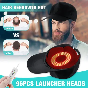 

Laser Hair Growth Cap 96Pcs Light Chips Anti Hair Loss Hair Growth Cap Hair Loss Therapy Decive Hair Regrowth Treatment Machine