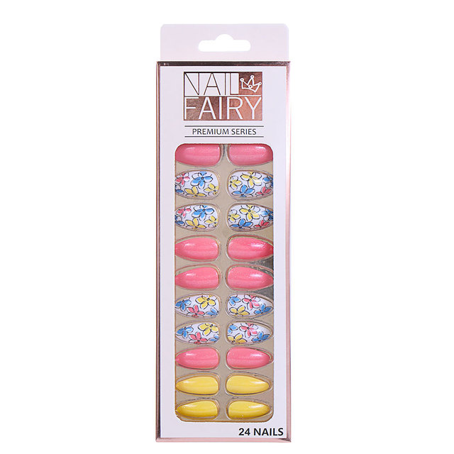 Detachable Ballerina False Nails Coffin Stiletto Wearable Fake Nails Full Cover Acrylic Nail Tips Women Nail Decoration