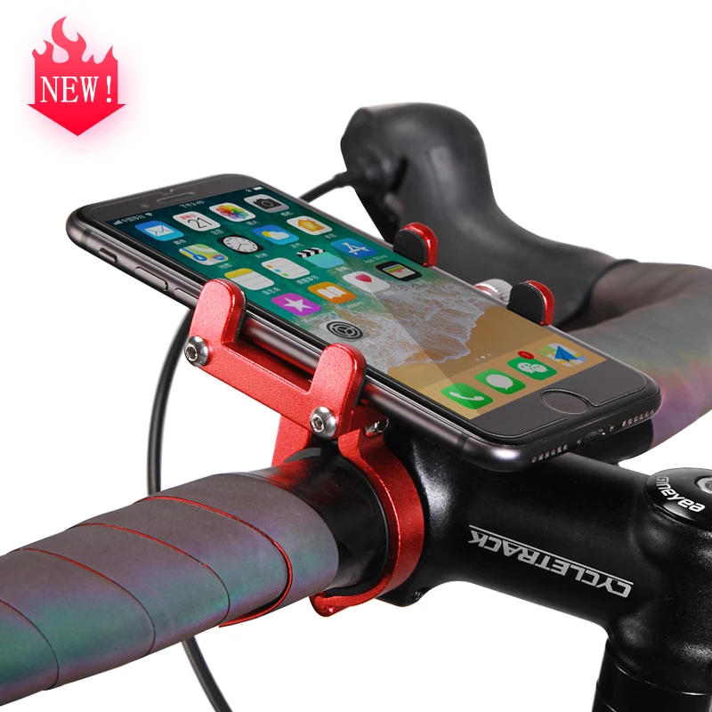 2020 Aluminium Alloy Bike Phone Holder 3.5-6.5" Cell Phone GPS Mount Holder Bicy 