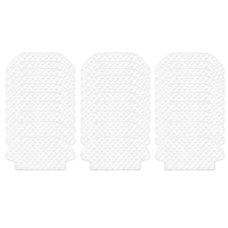 

30 PCS Disposable Wipes Mops for Viomi V2 Pro V3 V-RVCLM21B Mijia STYJ02YM for 3290/3490/3690 Accessories