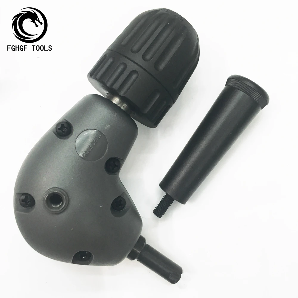 

FGHGF 90 Degree Adjustable Angle 0.8-10mm key Chuck Adapter Power Conversion Screwdriver Drill Driver Extension Tool