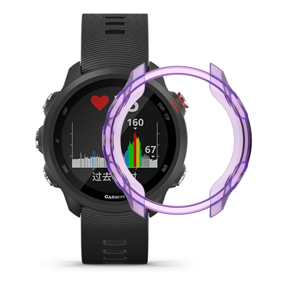 Прозрачный защитный чехол из ТПУ для часов Garmin Forerunner 245 M/245 Смарт-часы аксессуары