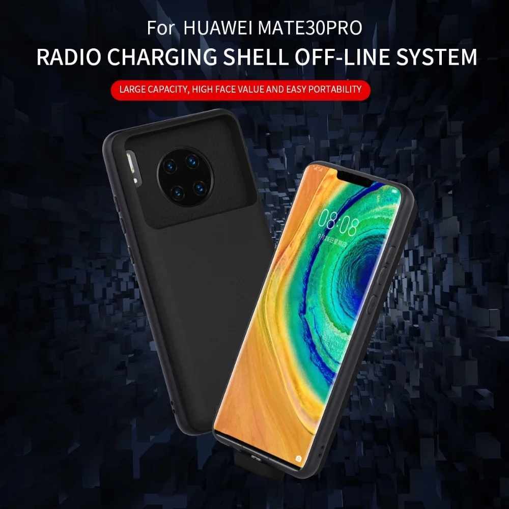 7000 мАч для huawei mate 30/mate 30 pro зарядное устройство чехол Магнитный внешнее резервное зарядное устройство power Bank защитный чехол