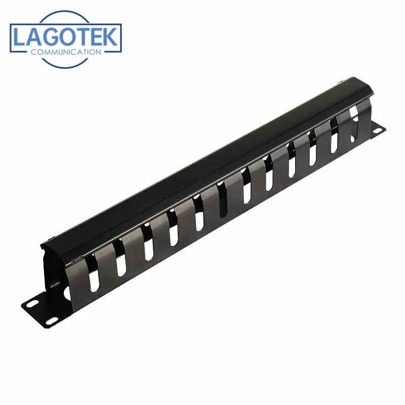 1U Cable Management Horizontal Mount 19 inch Server Rack , 12 Slot ...