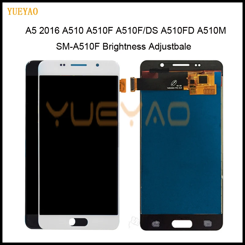 100% тест ЖК-дисплей для Samsung Galaxy A5 2016 A510F A510M A510FD A5100 A510Y сенсорный экран дигитайзер