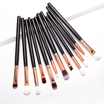 

Professional 12pcs Eyeshadow Brushes Set Eyebrow Eyeliner Lip Smudge Concealer Makeup Brushes Cosmetic Pincel Maquiagem Tools