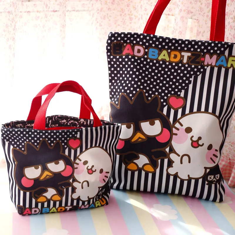 Мультфильм «Hello Kitty» Мелодия Cinnamoroll pompurin собака холст женская сумка-шоппер Детская сумка через плечо Ланч сумка экологически чистая сумка сумочка
