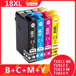 Compatible Pour Epson 18 18XL T1811 T1814 XP 315 XP 405 XP 202 XP 206 XP 212 XP 225 XP 42 XP 405WH XP 102 XP 30 Imprimante XP 102 