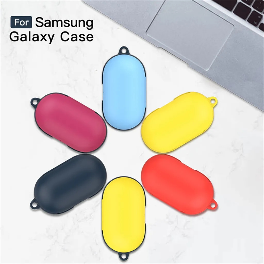 HIPERDEAL PC чехол для samsung Galaxy Buds' мягкий и гибкий устойчивый к царапинам ремень карабин для легкого удаления пыли