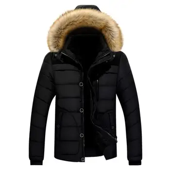 

2019 New Winter Jacket Men Warm Hood Thick Parka Windproof Coat ski Mountaineering Hoodies Detachable hooded Jacket