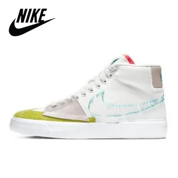 

Nike SB Zoom Blazer Mid '1977 Vintage Mid Edge Oracle Aqua Skateboarding Men Shoes Unisex Women Sneaker CI3833-101