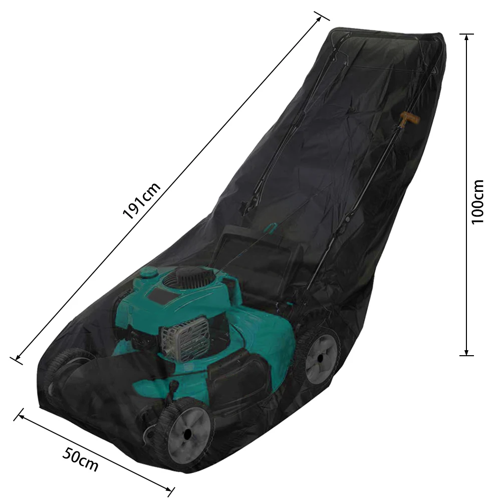 Водонепроницаемый чехол для газонокосилки, чехол для гриля трактора 191 см x 100 см x 50 см, защита от ультрафиолета, покрытие для садовой косилки, универсальные чехлы