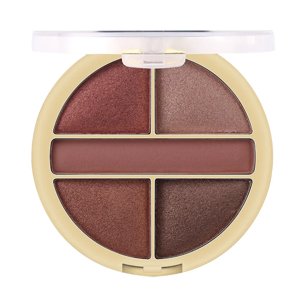 Makeup Palette 5 Color Glitters Matt Eyeshadow Palette Long-lasting Easy to Wear Shimmer Eye Shadow Pallete Oogschaduw YJJ1