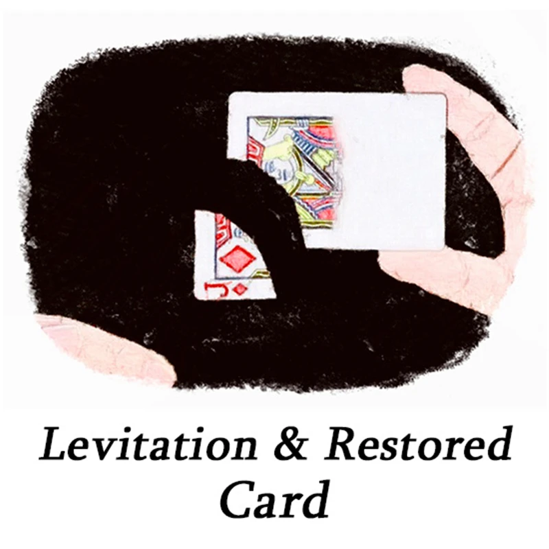 Levitation & Restored Card Magic Tricks Close Up Street Stage Magic Props Professional Magician Illusions Mentalism Comedy Gimmi professional dye tube large plastic magic tricks silk color change magia close up street illusions gimmicks mentalism props