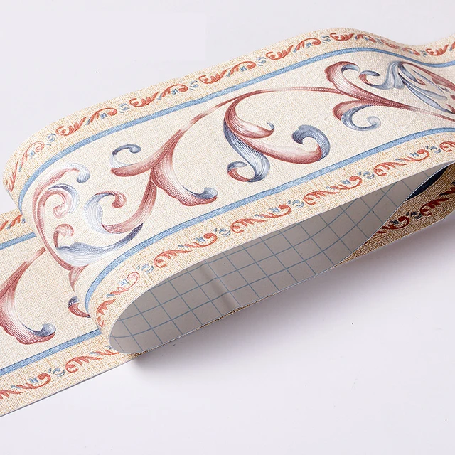 Geometric Pattern Waterproof Self Adhesive Wallpaper Borders