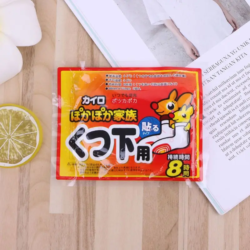 

10Pcs Body Warmer Stick Lasting Heat Patch Keep Hand Feet Foot Warm Paste Pads X5XC