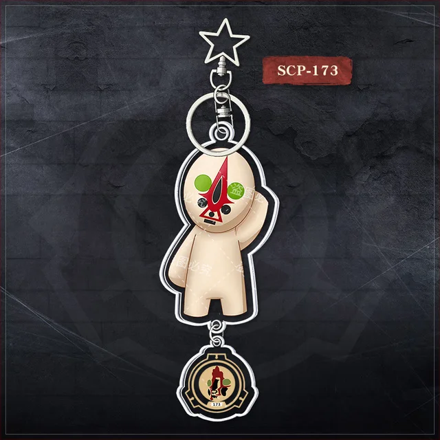 Scp Secure Contain Protect Special Containment Procedures Foundation 173 049 682 166 Acrylic Keychain Key Ring Holder Pendant Key Chains Aliexpress