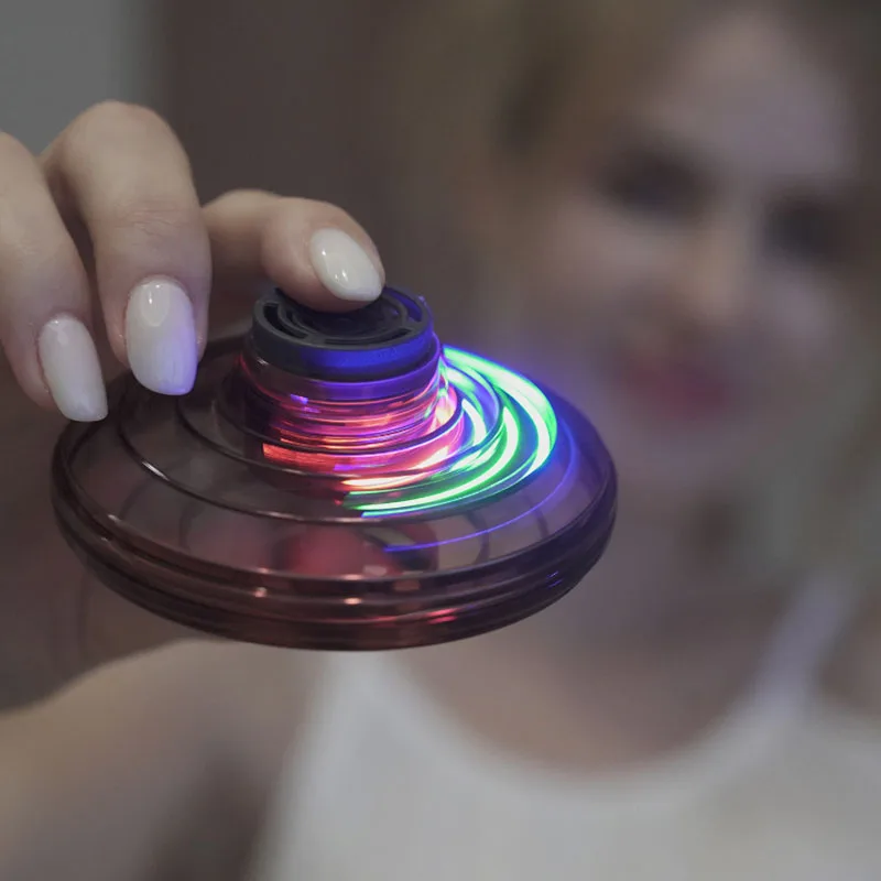 Flynova UFO Мини-Дрон с Индукционным ручным управлением Радиоуправляемый Дрон Квадрокоптер Летающий Дрон спинер Fingertip гироскоп игрушка для детей и взрослых