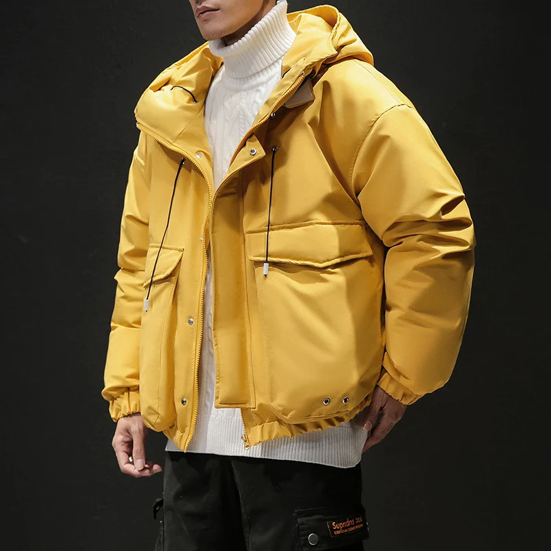 Men Winter Jackets and Coats Hooded Casual Warm Parkas High Quality Men Fashion Down Jackets Thicker Winter Coats Size 3XL