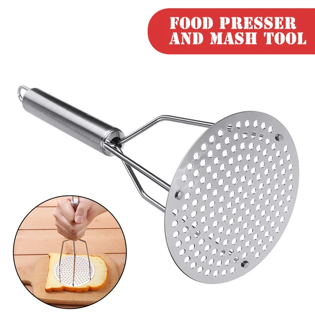 Spring Chef Stainless Steel Potato Masher with Easy to Use and Clean Wire Head