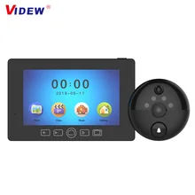 Sonnette de porte électronique numérique LCD 4.3 pouces, Vision nocturne, détection de mouvement
