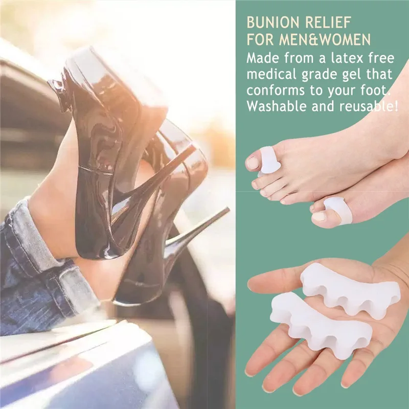 Ортопедические скобы для пальца ноги Bunion Hallux Valgus для пальца ноги большого пальца для коррекции фигуры ног кости эктропион ортопедический сепаратор(5 шт. в комплекте