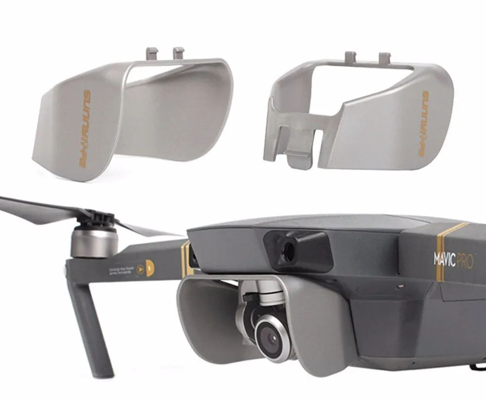 Для DJI Mavic Pro Platinum камеры солнцезащитный козырек бленда объектива блики защитный кожух камеры крышка Drone протектор запчасти, аксессуары